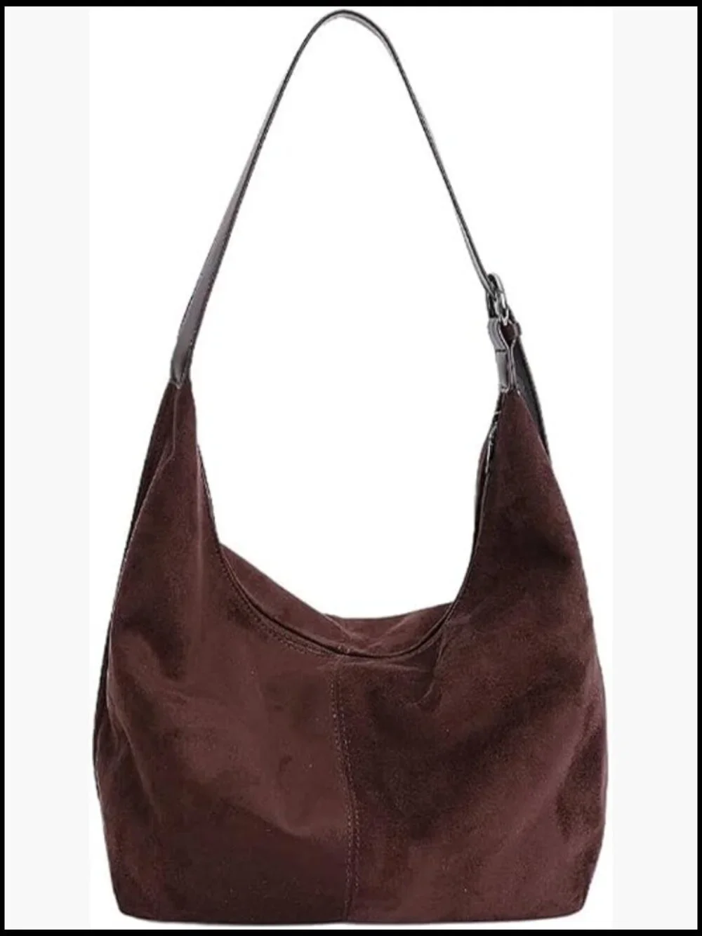Dumpling Bag Vintage Convertible Spacious Crossbody Hobo Suede PU Shoulder